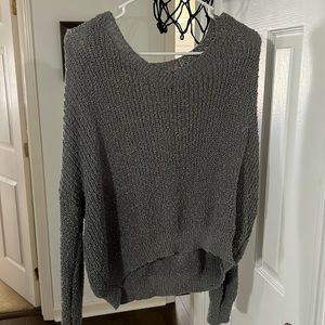Gray sweater